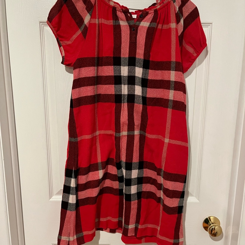 Burberry plaid dress